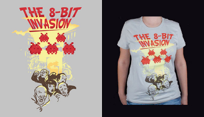8_bit_invasion_T_Shirt