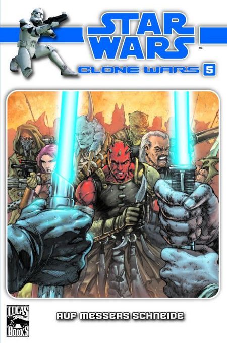 Star Wars: Clone Wars 5: Auf Messers Schneide - Das Cover