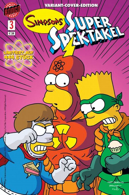 Simpsons Superspektakel 3 Variant - Das Cover