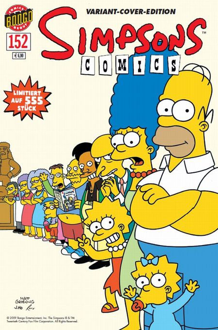 Simpsons 152 Variant - Das Cover