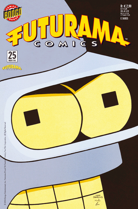Futurama Comics 25 - Das Cover