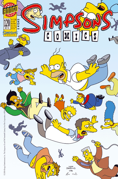 Simpsons Comics 120 - Das Cover
