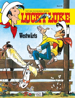 Lucky Luke 85: Westwärts HC - Das Cover
