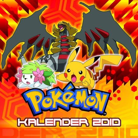 Pokémon Wandkalender 2010 - Das Cover