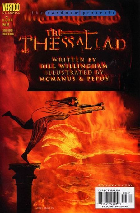 Sandman präsentiert 1: Thessaly - Die Hexe lässt das Morden nicht - Das Cover