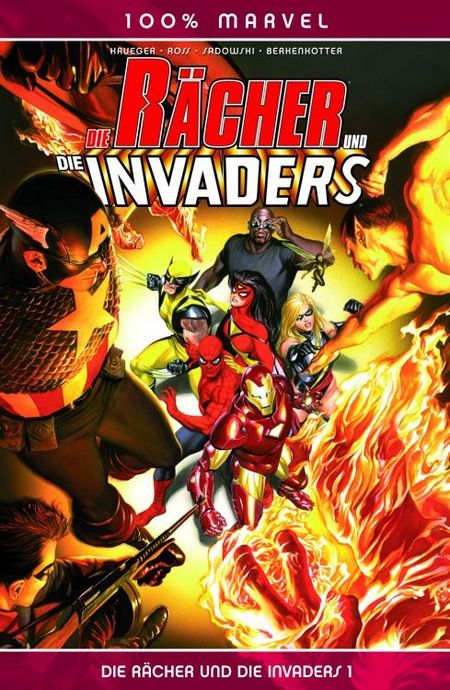 100% Marvel 44: Die Rächer/Die Invaders 1 - Das Cover