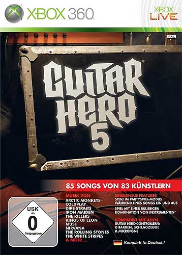 Guitar Hero 5 [Xbox 360] - Der Packshot