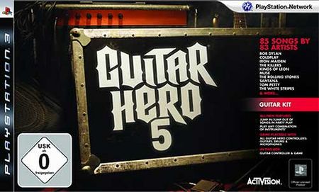 Guita Hero 5 - Guitar Bundle [PS3] - Der Packshot