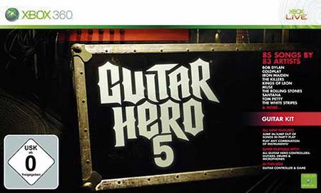 Guitar Hero 5 - Guitar Bundle [Xbox 360] - Der Packshot