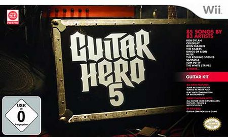 Guitar Hero 5 - Guitar Bundle [Wii] - Der Packshot