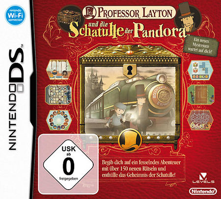 Professor Layton und die Schatulle der Pandora [DS] - Der Packshot