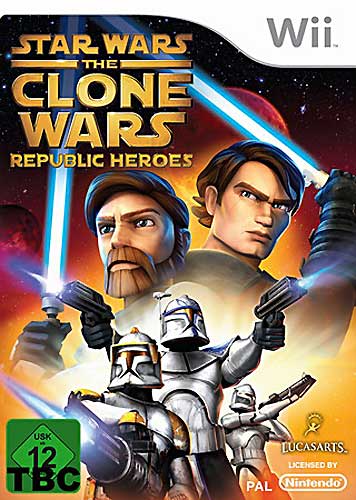 Star Wars: The Clone Wars - Republic Heroes [Wii] - Der Packshot