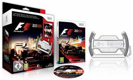 F1 2009 inkl. Lenkrad [Wii] - Der Packshot
