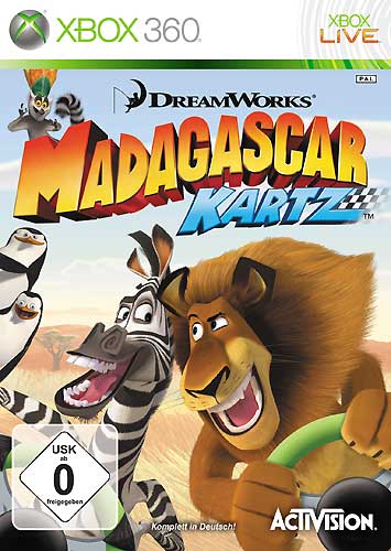 Madagascar Kartz [Xbox 360] - Der Packshot