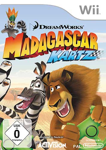 Madagascar Kartz [Wii] - Der Packshot