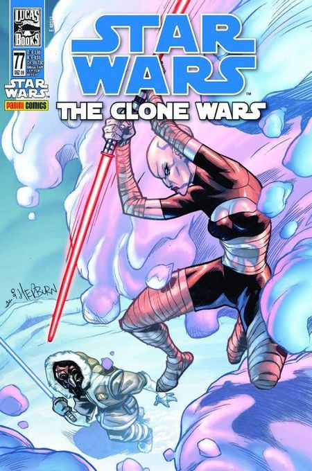 Star Wars 77: The Clone Wars - Das Cover