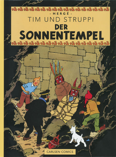 Tim & Struppi Farbfaksimile 13: Der Sonnentempel - Das Cover