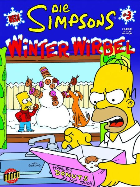 Simpsons Winter Wirbel 3 - Das Cover