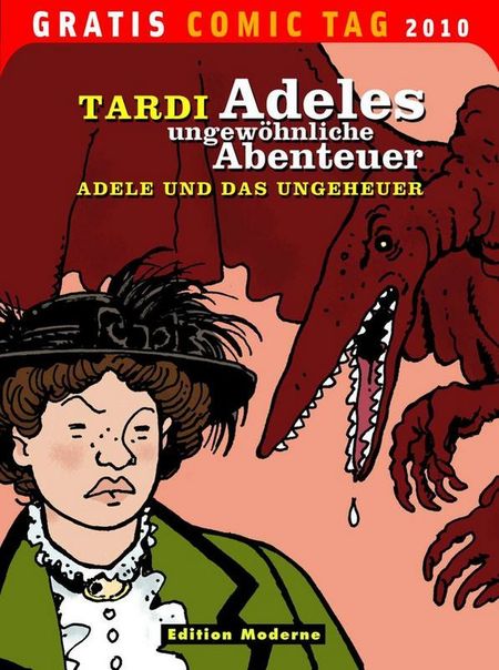 Adeles ungewöhnliche Abenteuer: Adele und das Ungeheuer - Das Cover