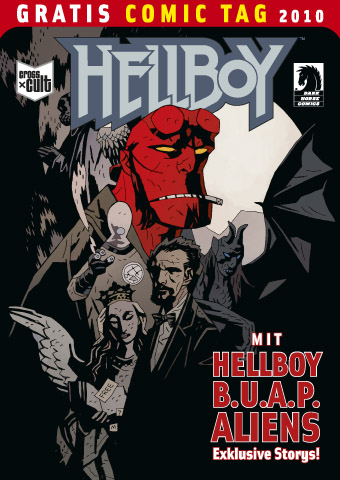 Hellboy/B.U.A.P./Aliens - Das Cover