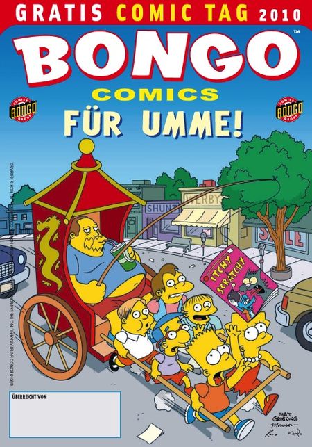 Bongo Comics für umme! - Das Cover