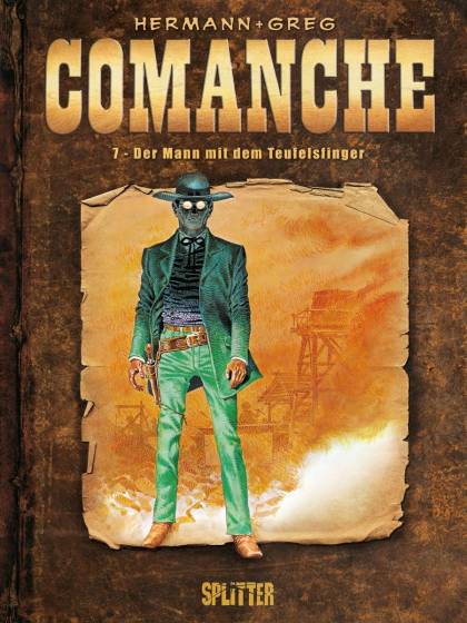 Comanche 7: Der Mann mit dem Teufelsfinger - Das Cover