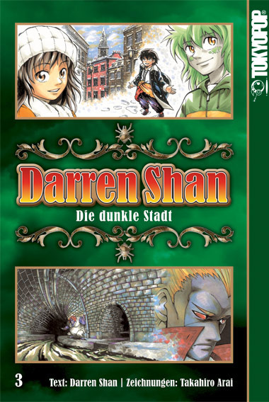 Darren Shan 3: Die dunkle Stadt - Das Cover