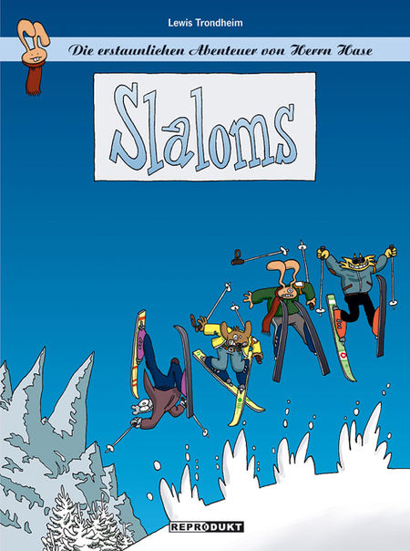 Die erstaunlichen Abenteuer von Herrn Hase 1: Slaloms - Das Cover