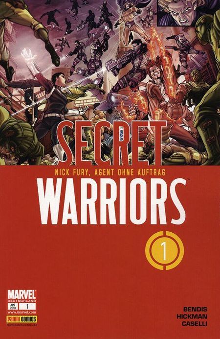 Secret Warriors 1 Variant Cover - Das Cover