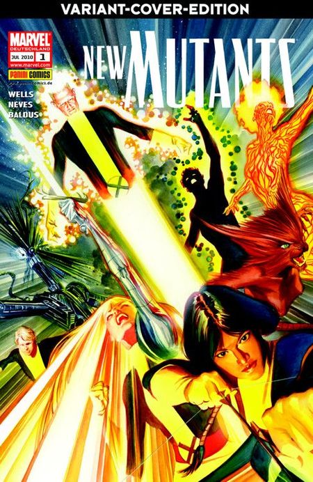 X-Men Sonderband: New Mutants 1 Variant Cover - Das Cover