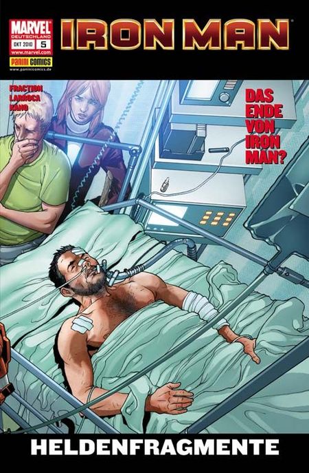 Iron Man 5: Heldenfragmente - Das Cover