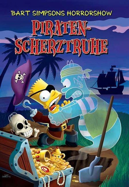 Bart Simpsons Horrorbuch 5: Piraten Scherztruhe - Das Cover
