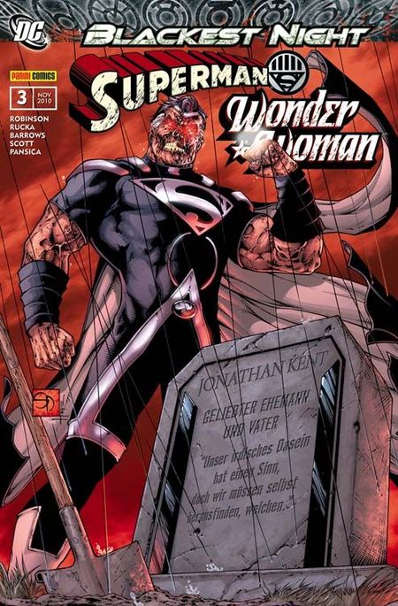 Blackest Night Sonderband 3 (von 4): Superman/Wonderwoman - Das Cover