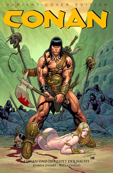 Conan 13: Conan und der Gott der Nacht Variant - Das Cover