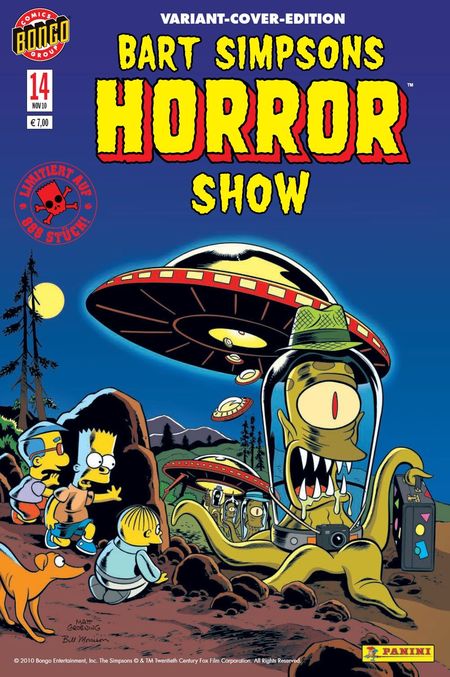 Bart Simpsons Horror Show 14 Variant - Das Cover
