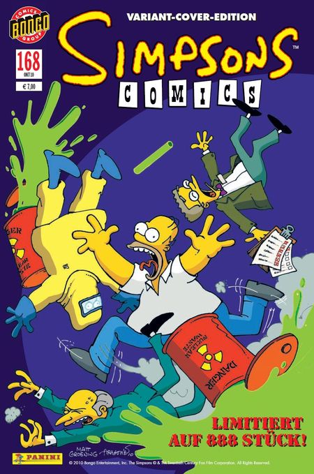 Simpsons 168 Variant - Das Cover