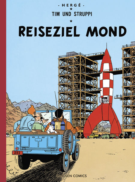 Tim & Struppi Farbfaksimile 15: Reiseziel Mond - Das Cover