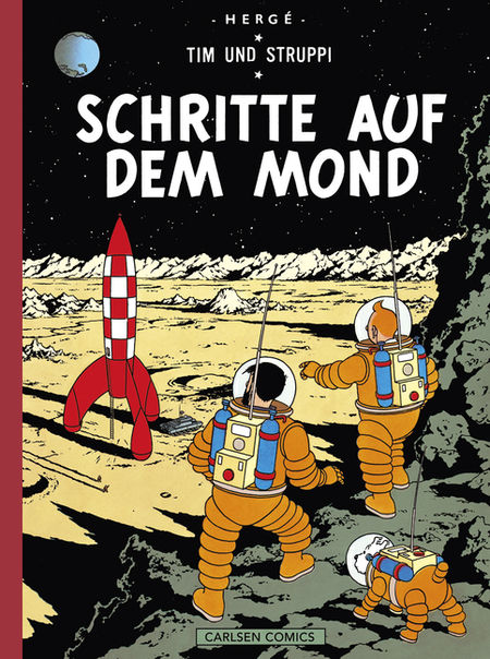 Tim & Struppi Farbfaksimile 16: Schritte auf dem Mond - Das Cover