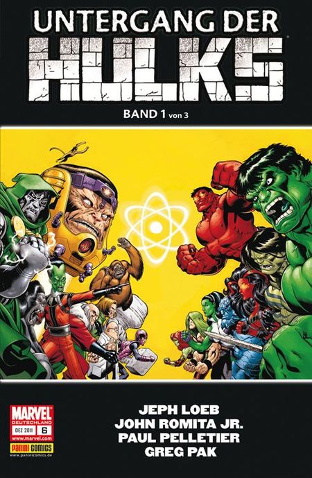 Hulk 6: Untergang der Hulks 1 (von 3) - Das Cover