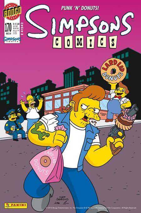 Simpsons Comics 170 - Das Cover