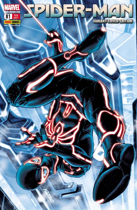 Spider-Man 81 Tron Variant - Das Cover