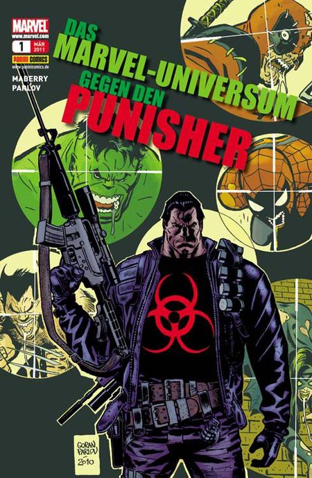 Das Marvel-Universum gegen den Punisher - Das Cover