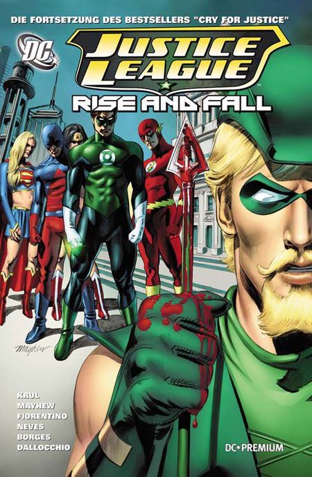 DC Premium 71: Justice League - Rise and Fall SC - Das Cover