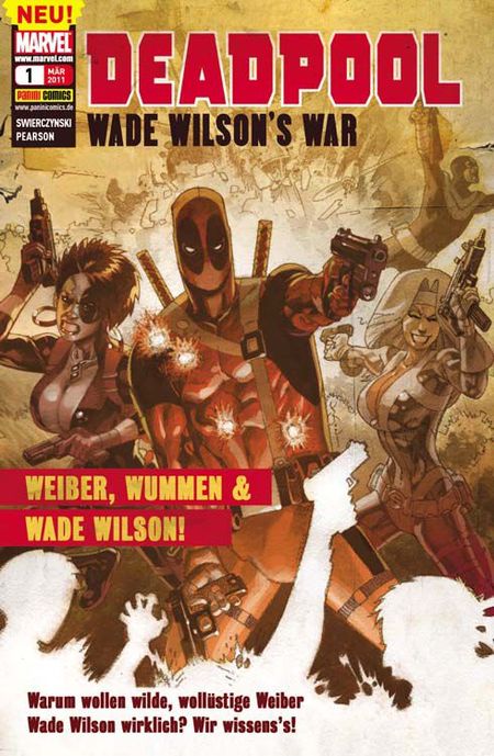 Deadpool Sonderband 1: Weiber, Wummen & Wade Wilson! - Das Cover