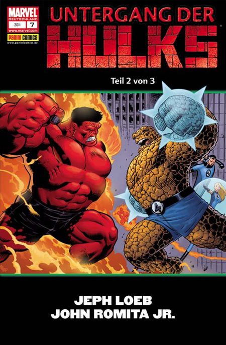 Hulk  7: Untergang der Hulks 2 (von 3) - Das Cover