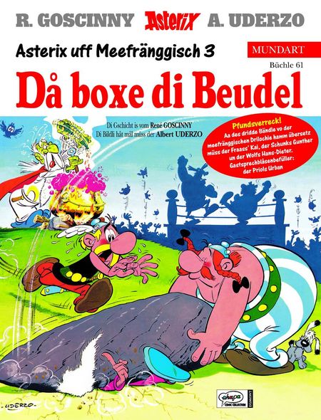 Asterix Mundart Band 61: Meerfränggisch III - Das Cover