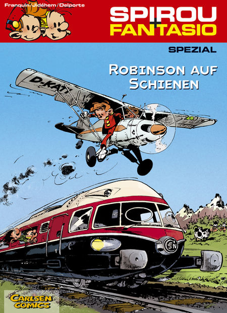 Spirou & Fantasio Spezial 12: Robinson auf Schienen - Das Cover