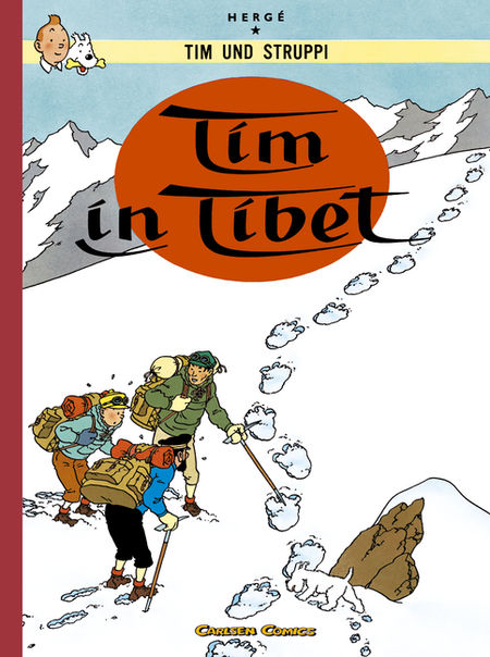 Tim & Struppi Farbfaksimile 19: Tim in Tibet - Das Cover