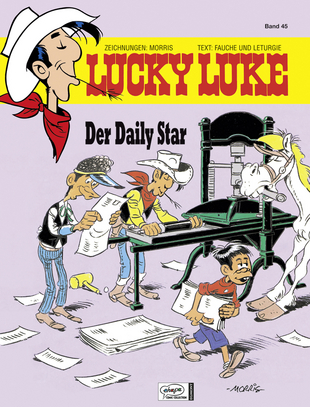 Lucky Luke 45: Der Daily Star  - Das Cover