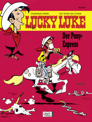 Lucky Luke 56 Der Pony-Express - Das Cover